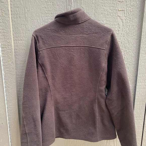 Patagonia Synchilla womens Full Zip Stand Up Collar Fleece Black Sweater Medium - Picture 4 of 5